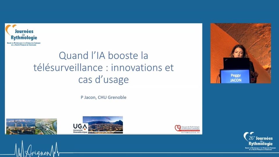 Quand l'IA booste la télésurveillance : innovations et cas d'usage — Dr Peggy Jacon