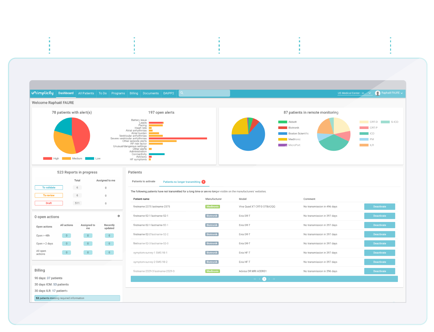 CIED Remote Monitoring - Implicity